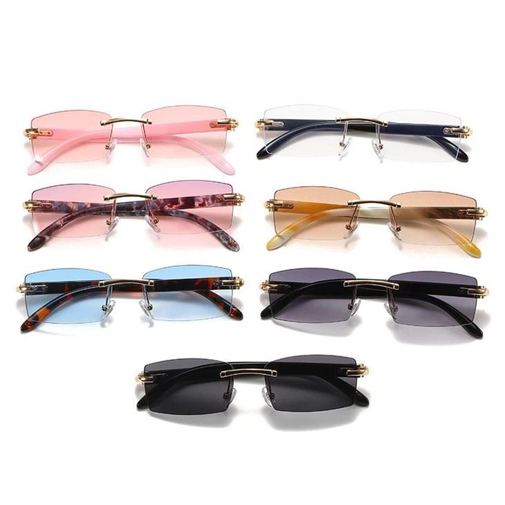 2000s Rimless Sunglasses